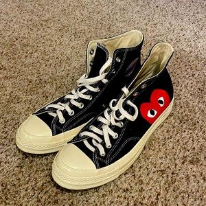 Comme de Garçons X Converse shoes